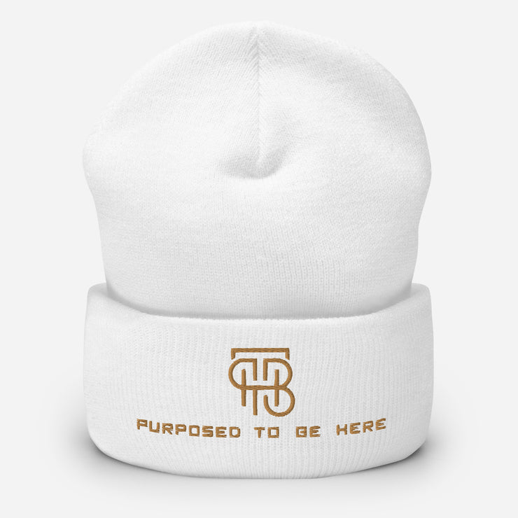 Purposed To Be Here Cuffed Beanie