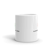 Purposed To Be Here White glossy mug